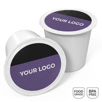 Capsules K-Cup jetables en PP sans BPA, écologiques, vides pour le remplissage d'espresso, faible MOQ, fourniture directe usine