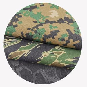 Tissu personnalisé de haute qualité en coton polyester nylon Oxford camouflage Camouflage <span class=keywords><strong>Greta</strong></span> Ripstop imprimé pour vêtements de travail sac d'uniforme - Product Image 1
