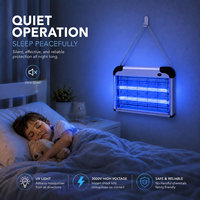 Pièges à moustiques et mouches Affaires Choc électrique Ménage Restaurant Utilisation de contrôle des insectes Lampe anti-moustiques d'été