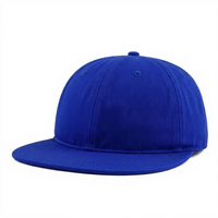 Topi Snapback 6 Panel Tanpa Struktur Berkualitas Tinggi Grosir, Sablon Logo Custom Vintage, Pinggiran Datar, Model Fitted 100%