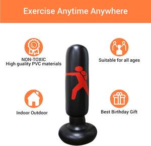 OEM Meilleures ventes : Sacs de <span class=keywords><strong>frappe</strong></span> gonflables en PVC de haute qualité pour enfants, type colonne de <span class=keywords><strong>frappe</strong></span> sur pied, pour fitness à domicile et activités parent-enfant - Product Image 3