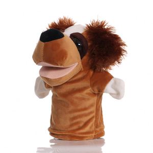 Juguete de Peluche Súper Suave, Marioneta de Mano, Colección de Animales: Elefante, León, Mono, Perro, Técnica Lavada, Relleno de Algodón PP - Product Image 4