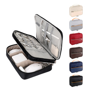 Travel Storage Bag For Cables Power Bank Mouse Earphones Portable Organizer Rectangle Multipurpose Digital Accessories Case - Product Image 5