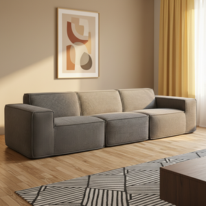Muebles de Sala de Estar de Alta Calidad, Sofá Esquinero Compacto, Moderno, Tipo Bloque de Tofu, Tres Plazas, Sellado al Vacío, Plegable - Product Image 6