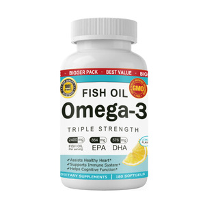 Cápsulas de Aceite de Pescado Omega-3 de Marca Privada, Veganas, Suplementos de Omega-3 EPA y DHA, Cápsulas de Aceite de Pescado Omega-3 - Product Image 1