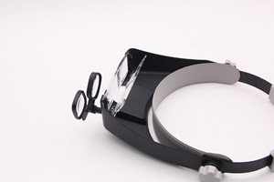 <span class=keywords><strong>Loupe</strong></span> de lunettes binoculaires montée sur la tête rechargeable par USB avec <span class=keywords><strong>loupe</strong></span> de bandeau éclairée par 2 LED pour la lecture - Product Image 6