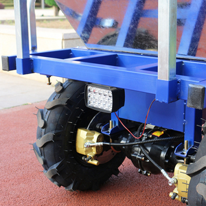 Xe đẩy điện nông nghiệp <span class=keywords><strong>4</strong></span> bánh, xe cút kít, vận chuyển hàng hóa gia đình, nông nghiệp, vườn cây ăn quả, leo đồi, xe vận chuyển điện - Product Image 3