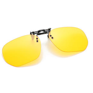Nuevas gafas de sol con clip para mujer, lentes polarizadas TAC UV400, antirreflejos, montura metálica, color negro, para conducir, pescar. - Product Image 2