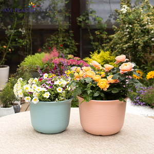 Vasi Moderni Rotondi in Plastica PP <span class=keywords><strong>per</strong></span> Semina, Colore Personalizzabile, <span class=keywords><strong>per</strong></span> Piante Grasse, Talee e Trapianti, Uso Domestico e Giardino - Product Image 3