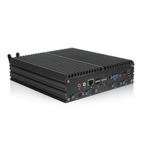 Mini ordenador industrial edge j1900 con 6COM y 6USB, caja integrada, PC