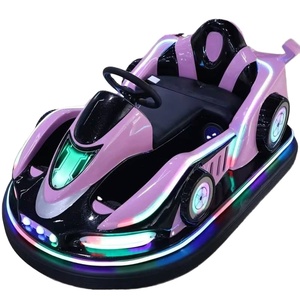 Voiture tamponneuse électrique télécommandée pour enfants, avec éclairage LED et coque en plastique durable, pour manèges commerciaux - Product Image 1