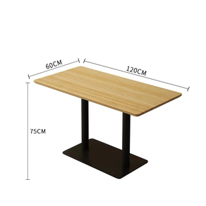 Mesa de comedor de madera de estilo moderno de alta calidad, mesa de centro, juego de sofá para el hogar, granja, escuela, Hotel o restaurante, uso - Product Image 6