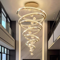 Lustre suspendu en cristal moderne et luxueux, personnalisé, avec certification UL ETL CE Rohs, pour salon, hôtel, restaurant