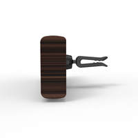 Diffuseur de parfum moderne pour voiture, à clipser sur grille d'aération, avec parfum lavande et citron, couleur noire, pour la maison et le bureau