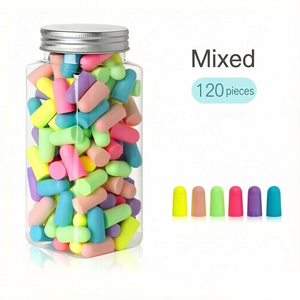 Tapones para los Oídos Desechables de Espuma de PU Suave WELTA CE EN352-2 y ANSI 3.17 con Método de Inserción a Presión y Forma de Bala para Dormir - Product Image 4