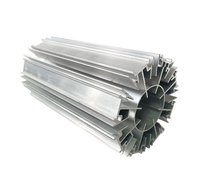 Radiateur en aluminium extrudé usiné CNC, anodisé, pour dissipateur thermique LED, usinage de précision personnalisé