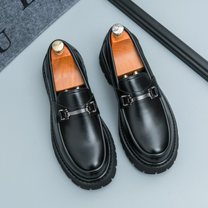 Mocasines Juveniles Casuales de Estilo Británico con Suela de Goma Gruesa para Todas las Temporadas - Product Image 3