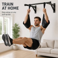 Correas de Asistencia Ajustables XLAN para Dominadas - Banda Abdominal de Nylon Reforzado Acolchado para Uso Comercial, Entrenador de Suspensión para Fitness