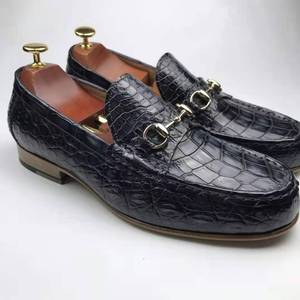 Nuevos Estilos de Zapatos para Hombre, Zapatos Clásicos de Fiesta, Zapatos de Cuero Genuino de Cocodrilo del Reino Unido, Zapatos Elegantes para Boda - Product Image 2