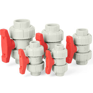 วาล์วเชื่อมแบบก้นแนวอุตสาหกรรม PPH fluororubber Union แบบคู่ - Product Image 1