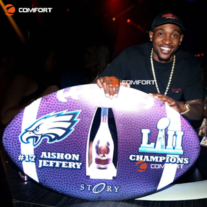 Bar ruhu şarap bira gece kulübü şarj edilebilir plastik akrilik işıklı likör raf tutucu standı Led şişe servisi - Product Image 4