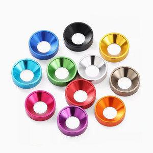 Arandelas Cónicas de Aluminio 6061/6063 con Acabado Liso Resistentes a la Abrasión, Tamaños M2, M2.5, M3, M4, M5, M6, <span class=keywords><strong>M8</strong></span> - Product Image 1