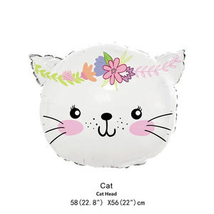 Ballon en aluminium chat <span class=keywords><strong>princesse</strong></span> mignon en promotion, décoration de fête à l'hélium pour <span class=keywords><strong>anniversaire</strong></span> de filles et baby shower - Product Image 4