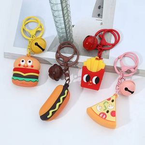 Nouvelle Collection : Porte-clés 3D en Caoutchouc Souple – Frites, Tomate, Pizza, et un Ensemble Complet de Porte-clés - Product Image 1