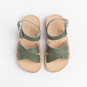 Comfort Imbottito Suola In <span class=keywords><strong>Gomma</strong></span> Croce Cinturino In Pelle Morbida Estate Delle Ragazze Bambini <span class=keywords><strong>Sandali</strong></span> - Product Image 1