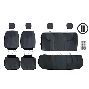 Leder Autos itz bezug 13pcs Custom Black Universal wasserdichter Autos itz bezug Set für Tesla