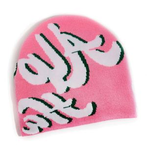 Bonnet en tricot jacquard unisexe personnalisé sans revers en spandex pour l'hiver, motif tête de mort, vente en gros - Product Image 6