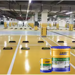 Kit de revêtement de <span class=keywords><strong>sol</strong></span> industriel en résine époxy à nivellement automatique Peinture intermédiaire pour <span class=keywords><strong>garage</strong></span> Revêtement liquide en époxy pour sols en béton - Product Image 4