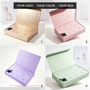 Caja <span class=keywords><strong>de</strong></span> Regalo <span class=keywords><strong>de</strong></span> Cartón Rígido Personalizable y Reciclable con Cierre Magnético, Laminado Mate y Grabado en Relieve para Cosméticos/<span class=keywords><strong>Calendario</strong></span> <span class=keywords><strong>de</strong></span> <span class=keywords><strong>Adviento</strong></span> <span class=keywords><strong>de</strong></span> Belleza - Product Image 3