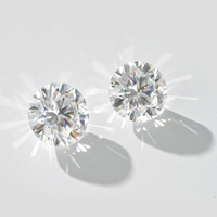Diamante Cultivado en Laboratorio, Corte Redondo de 1ct, 1.5ct, 2ct, Certificado IGI, VVS2 VS1, Color DE, Diamantes de Laboratorio HPHT CVD para Joyería