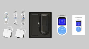 Estimulador Elétrico de Nervos e Músculos Terapia Digital EMS Massager <span class=keywords><strong>Mini</strong></span> Unidade <span class=keywords><strong>TENS</strong></span> Máquina de Fisioterapia com Eletrodos - Product Image 6