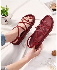 Sandalias de Verano Clásicas de Moda para Mujer, con Tiras Finas, de Alta Calidad, Transpirables, Impermeables y Acolchadas, Precio de Fábrica al por Mayor - Product Image 6