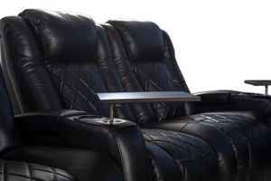 CY Offre Spéciale siège de cinéma de massage à domicile véritable puissance design moderne fauteuil de cinéma inclinable sièges de canapé avec porte-gobelet - Product Image 2