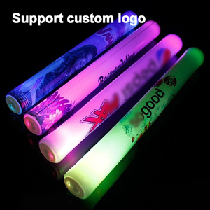 3 Cores Piscando Glow Sticks Led Party Supplies Espuma Sticks Light up Baton Wands para Crianças - Product Image 6