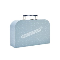 Valise pour bébés enfants en forme de cadeau, nouveau Design, fait à la main, boîtes d'emballage en carton avec poignée, 50 pièces