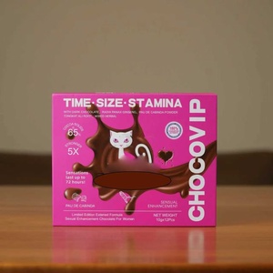 Vente en gros de chocolat pour femmes, boîtes-cadeaux de luxe en carton ondulé pour les compléments alimentaires à base de plantes Pussycat Chocovip, vente en gros - Product Image 4