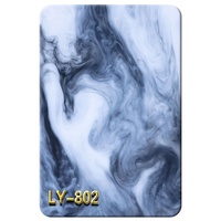 Plaque acrylique à motif de nuage d'écoulement spécial DIY Plaque de mica fantaisie pour plexiglas Plaque de marbre PMMA Feuilles de plastique moulé 5mm 1mm 3mm