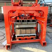 Machine à fabriquer des briques semi-automatique QT4-40, petite machine à blocs de béton pour les entreprises en démarrage en Afrique