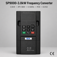 Variateur de fréquence triphasé 380V 3kW à économie d'énergie, disponible en OEM pour petits tours CNC et convoyeurs