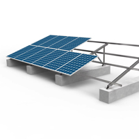 Supports de montage solaire en alliage d'aluminium anodisé pour structures photovoltaïques, fournis directement par l'usine