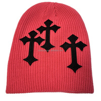 Bonnet Jacquard Tricoté Personnalisé avec Logo, Bonnet d'Hiver Chaud Imprimé Sur Toute la Surface pour Hommes et Femmes, Vente en Gros