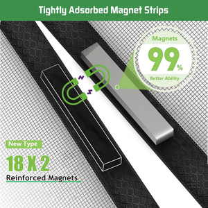 Muỗi lưới với nam châm cho cửa ra vào treo muỗi <span class=keywords><strong>Net</strong></span> dính <span class=keywords><strong>Velcro</strong></span> muỗi <span class=keywords><strong>Net</strong></span> cho cửa sổ - Product Image 4