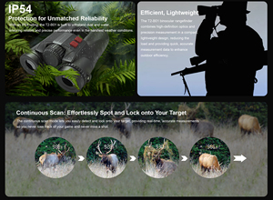 अल्ट्रा हाई डेफिनिशन 1500y रेंज शिकार दूरबीन के साथ रिमोट पहले एल्गोरिदम लेजर रेंजफाइंडर - Product Image 4