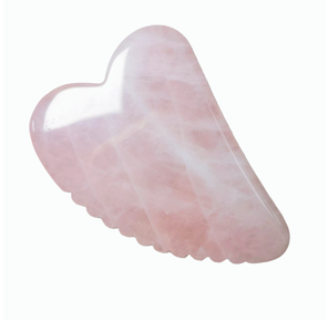 Fabriqué en Chine, usine Yingjia Craftwork Co Ltd, vente en gros de Gua Sha en quartz rose en forme de V avec dents - Product Image 1