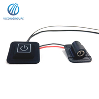 Accessoires de connecteurs de couture micro-électriques chauffants DC5521 DC35135 Type-C avec interrupteurs à température contrôlée (TDS) pour mâle et femelle