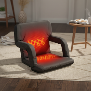 Silla <span class=keywords><strong>de</strong></span> <span class=keywords><strong>Playa</strong></span> Plegable y Recargable, Cojín <span class=keywords><strong>de</strong></span> Asiento con Calefacción, Soporte para <span class=keywords><strong>la</strong></span> Espalda, Duradera, Ecológica, Ligera, <span class=keywords><strong>de</strong></span> Tela Oxford - Product Image 2